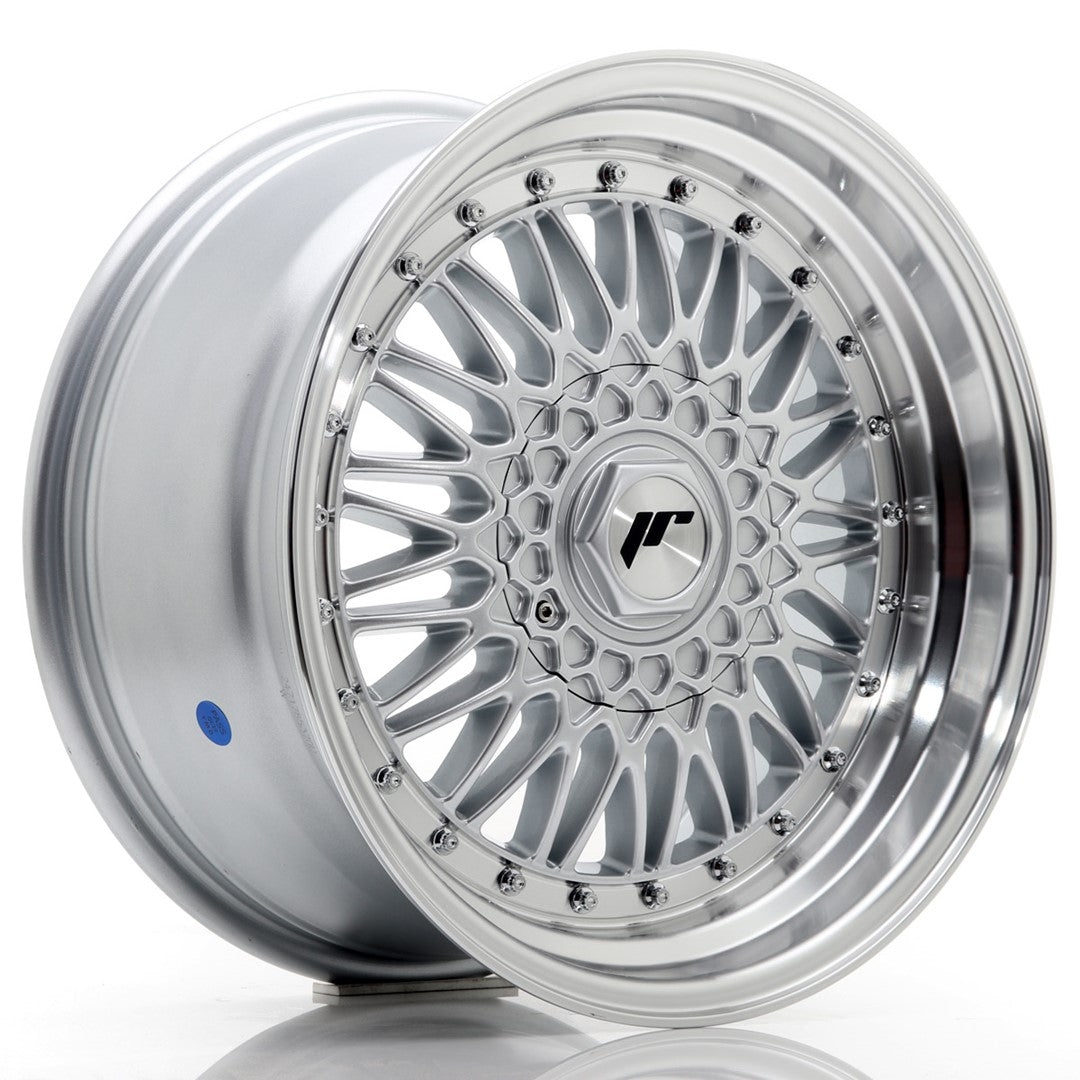 JR Wheels JR9 17x8,5 ET35 5x112/120 Silver w/ Machined Lip+Silver Rivets