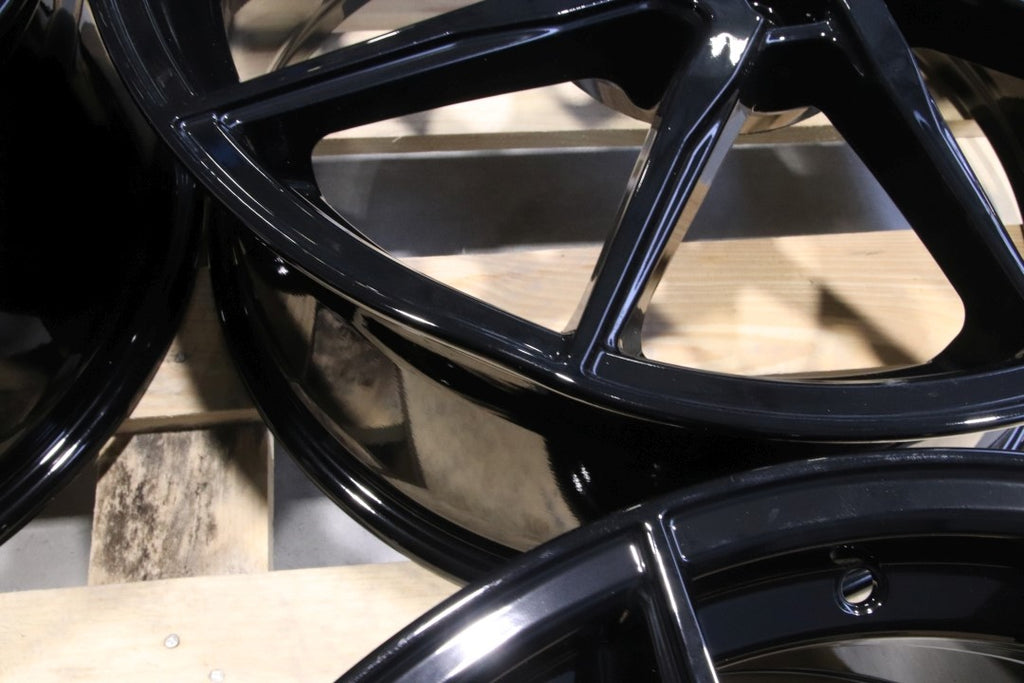 Set of JR36 19x8,5 ET40 + 19x8,5 ET25 5x112 Gloss Black