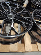 Set of CVR1 19x8 ET25 + 19x9 ET40 5x112 Double Tinted Black