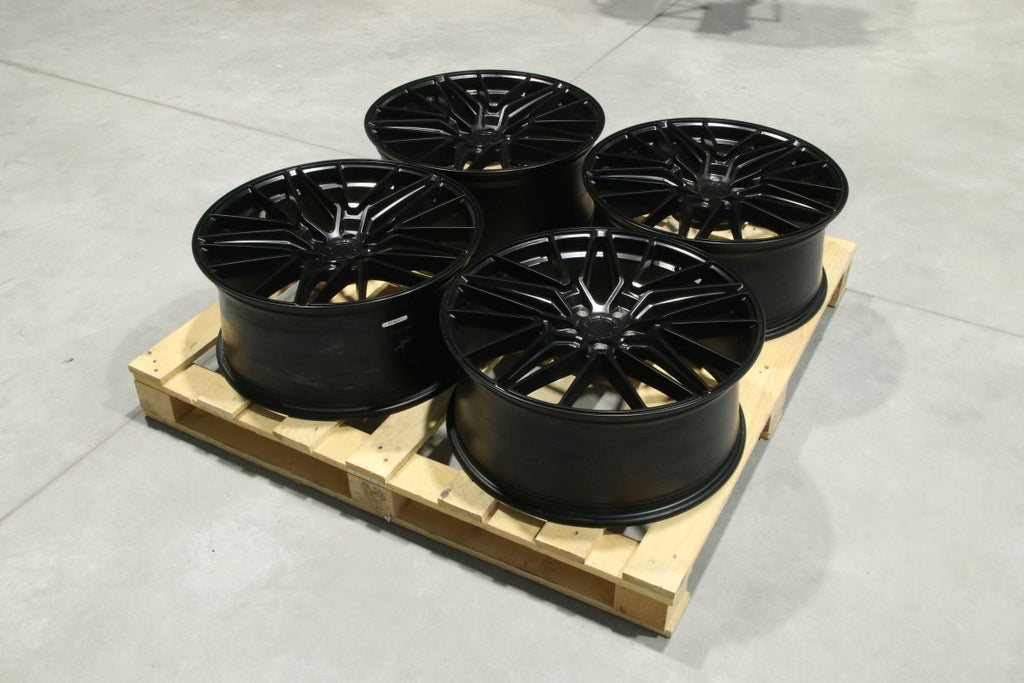 Set of JR38 21x9 ET35 + 21x9,5 ET35 5x112 Matt Black