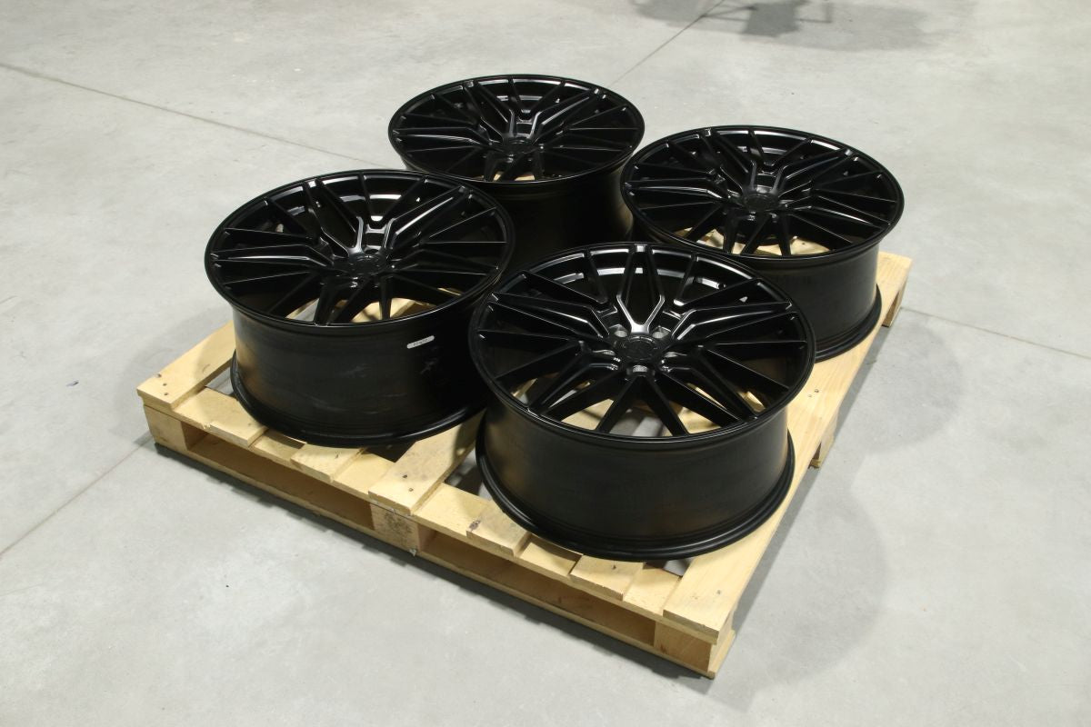 Set of JR38 21x9 ET35 + 21x9,5 ET35 5x112 Matt Black