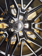 Set of JR38 21x9 ET35 + 21x9,5 ET35 5x112 Matt Black