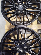 Set of JR38 21x9 ET35 + 21x9,5 ET35 5x112 Matt Black