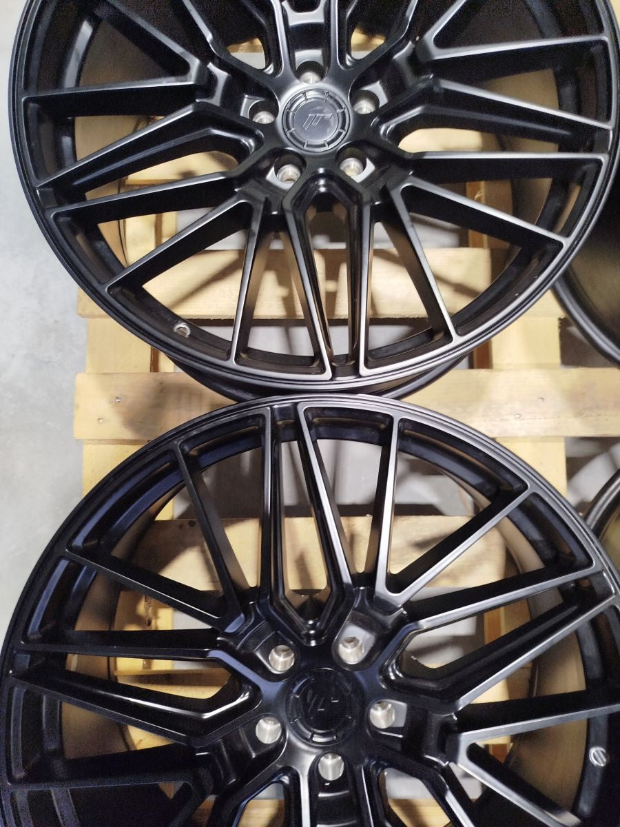 Set of JR38 21x9 ET35 + 21x9,5 ET35 5x112 Matt Black