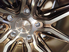 Set of JR44 21x9,5 ET25 + 21x10,5 ET28 5x112 Platinum Bronze