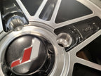 Set of JR31 15x7,5 ET20 4x110 Gloss Black Machined Face