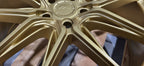 Set of JR44 20x8 ET20 + 20x9,5 ET28 5x112 Matt Gold
