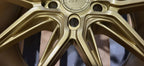 Set of JR44 20x8 ET20 + 20x9,5 ET28 5x112 Matt Gold
