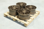 Set of CVR7 19x8,5 ET35 + 19x9,5 ET45 5x120 Brushed Bronze
