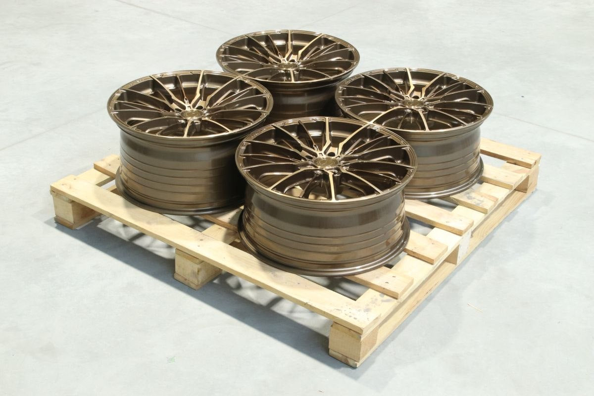 Set of CVR7 19x8,5 ET35 + 19x9,5 ET45 5x120 Brushed Bronze