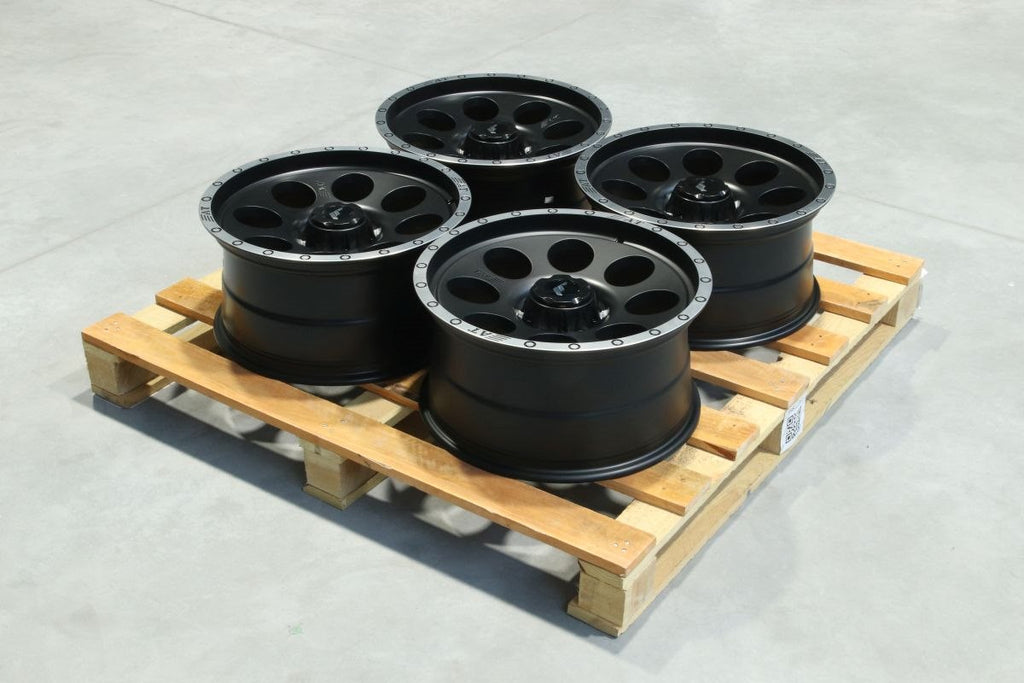 Set of JRX4 18x9 ET20 6x139,7 Matt Black w/ Machined Lip