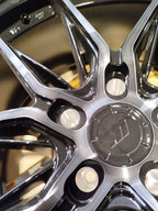 Set of JR44 20x8,5 ET20 5x115 Black Machined w/Tinted Face