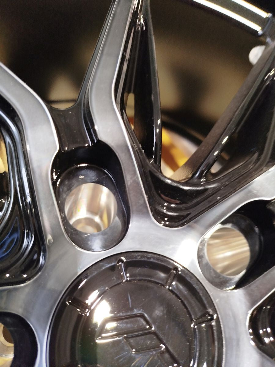 Set of JR44 20x8,5 ET20 5x115 Black Machined w/Tinted Face