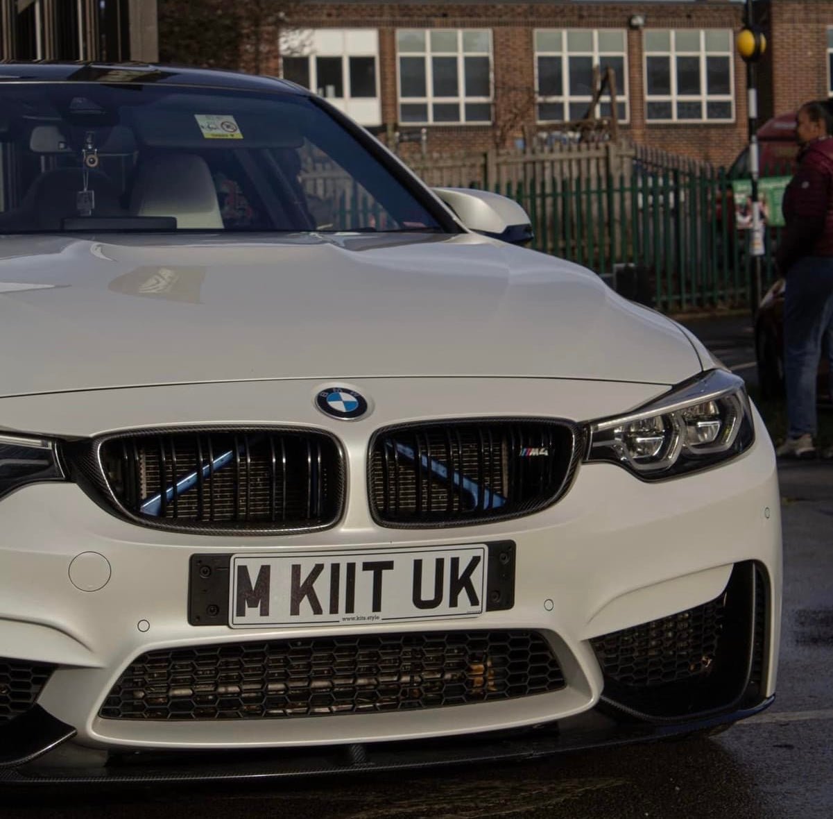 BMW V Brace Paint Service | Custom Engine Bay Styling