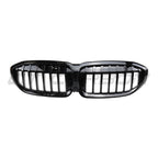 BMW 3 SERIES G20/G21 2022+ LCI GLOSS BLACK GRILLE - SINGLE SLAT