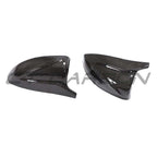 AUDI A3 S3 RS3 8V CARBON FIBRE MIRROR COVERS V2 - WITHOUT LANE ASSIST