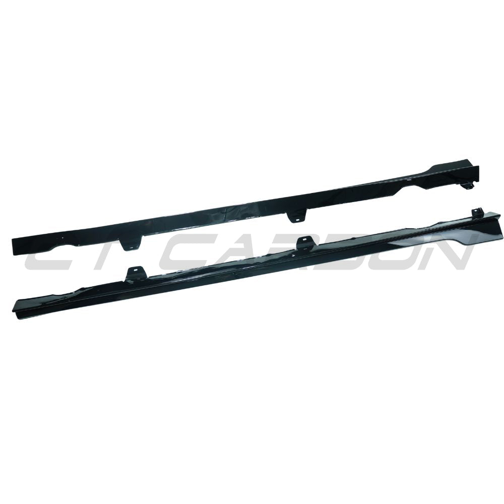 VOLKSWAGEN GOLF GTI/GTD MK7/7.5 2014-2020 GLOSS BLACK SIDE SKIRTS - TC STYLE