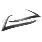 TESLA MODEL 3 2017-2023 CARBON FIBRE FRONT BUMPER CANARDS