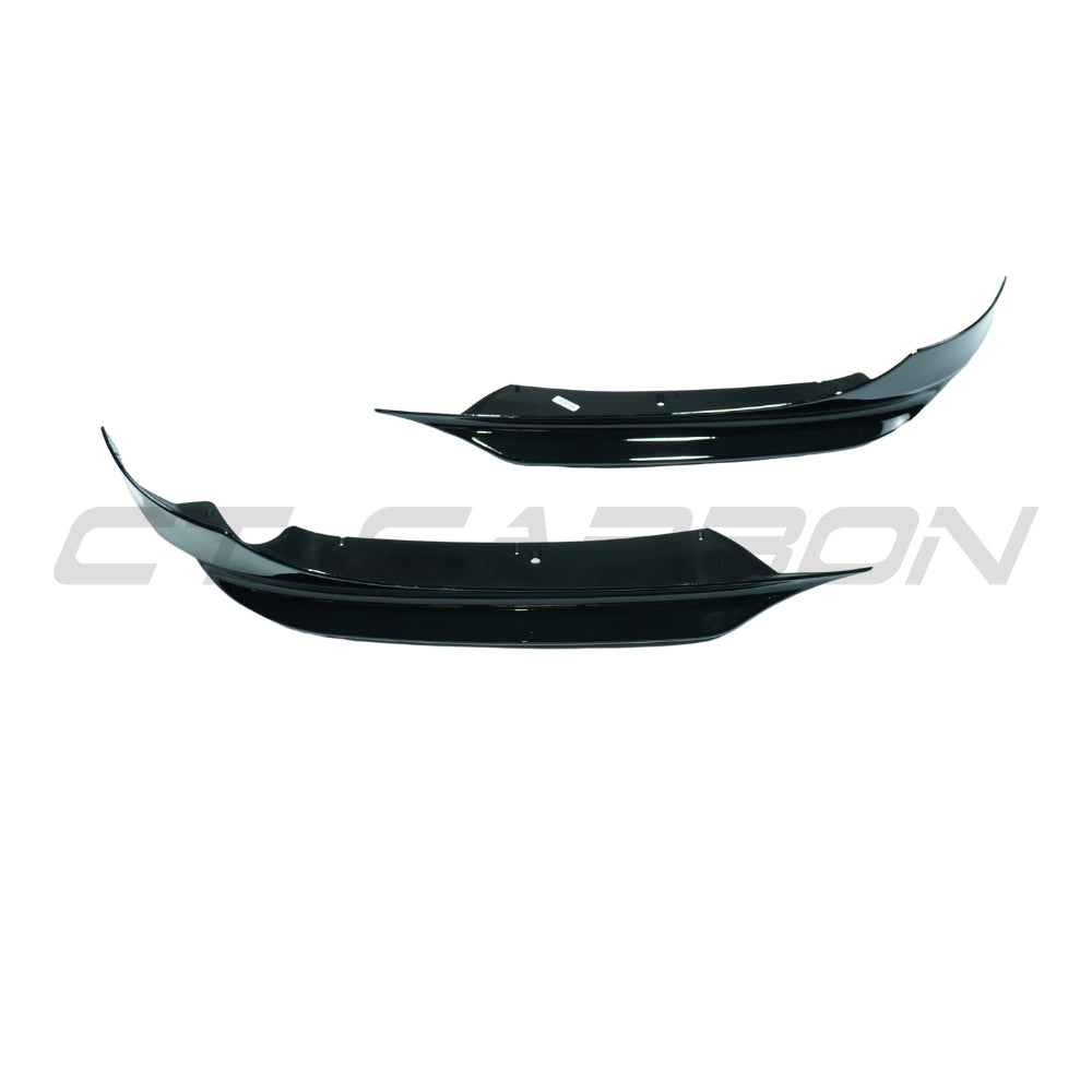 BMW E90/E91 3 SERIES LCI SE 2009-2011 GLOSS BLACK SPLITTER CORNERS - V1