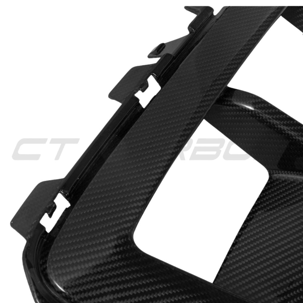 BMW X5M LCI 2023+ CARBON FIBRE FRONT BUMPER TRIM