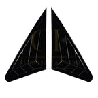 Gloss Black Window Louver Vents for Audi A3 8V S3 Saloon 13-20