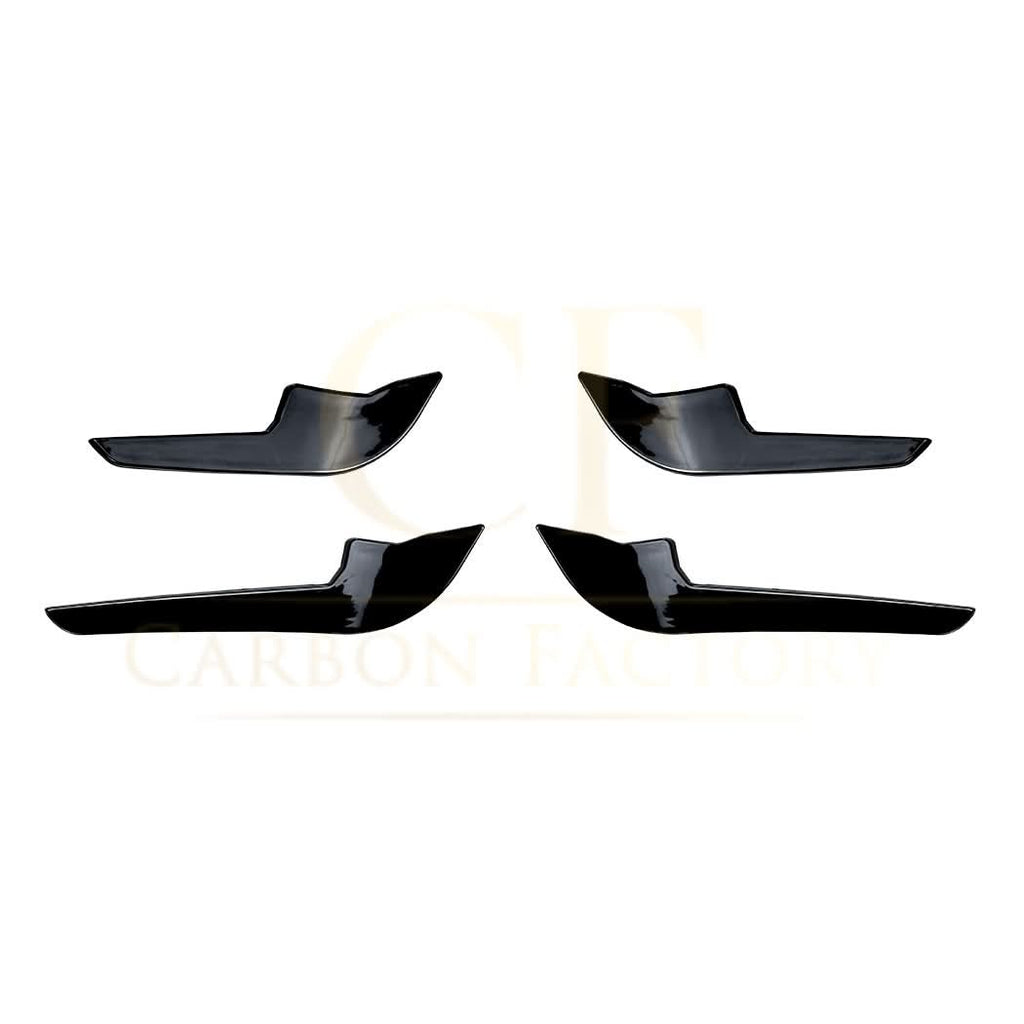 Gloss Black Front Canards for Audi 8Y RS3 20-24