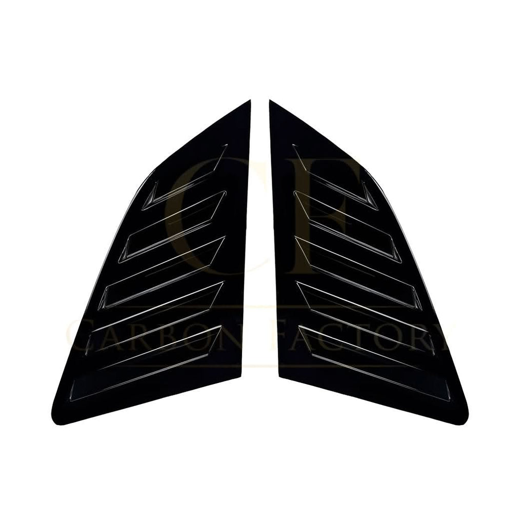 Gloss Black Window Louver Vents for Audi A3 8V S3 Hatchback 13-20