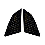 Gloss Black Window Louver Vents for Audi A3 8V S3 Hatchback 13-20