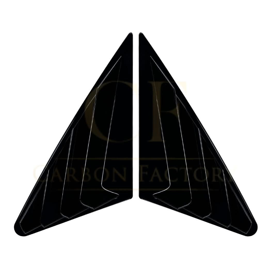 Gloss Black Window Louver Vents for Audi A3 8Y Saloon 20-Present