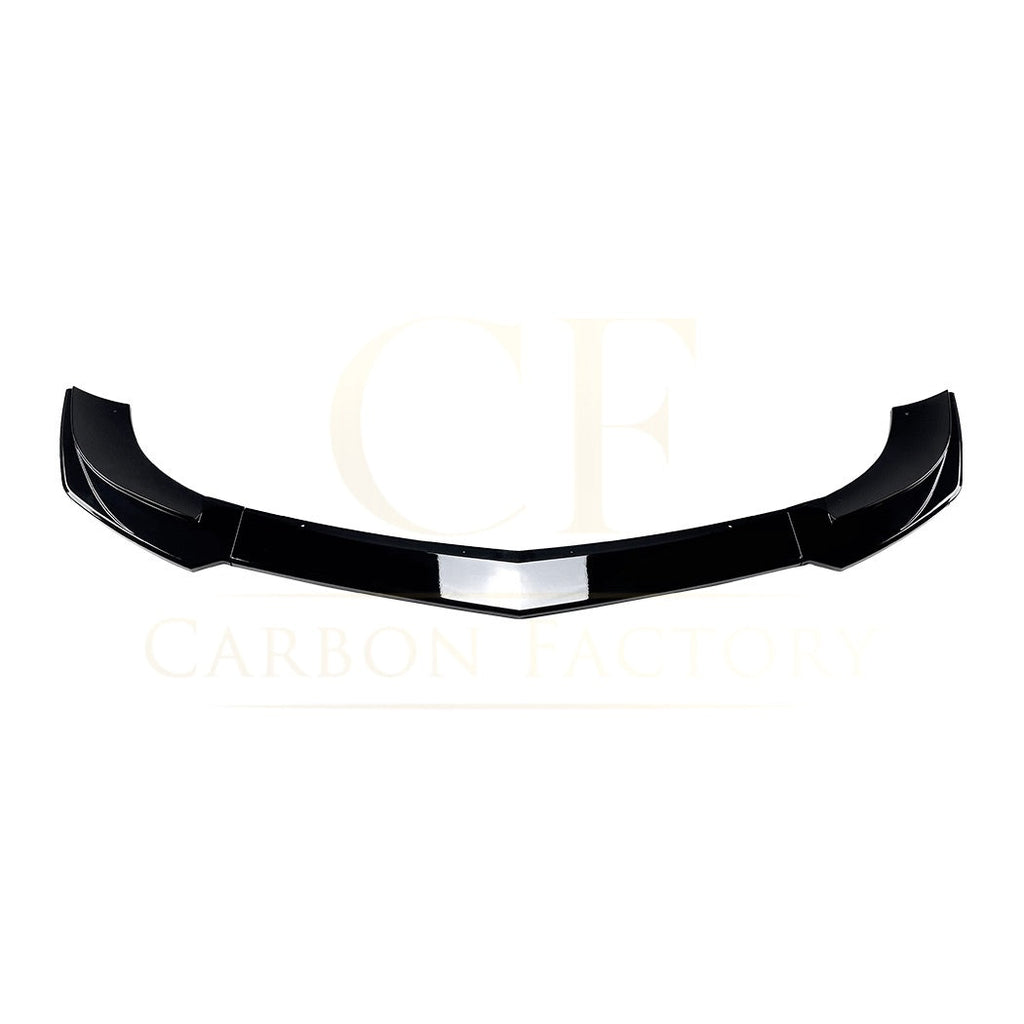 V Style Gloss Black Front Splitter for Mercedes Benz W204 C63 11-14