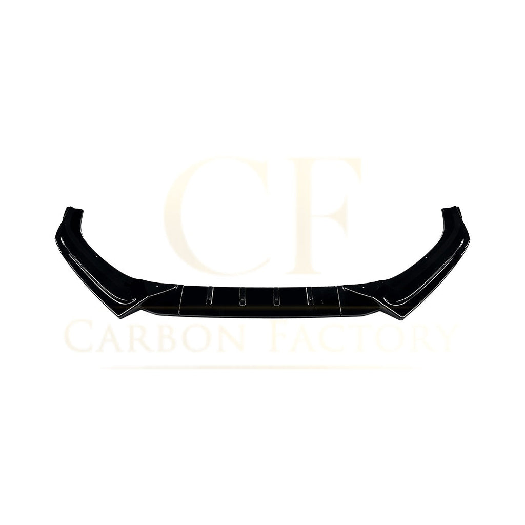 V Style Gloss Black Front Splitter for Audi A4 B9 S Line & S4 17-19