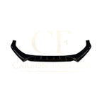 V Style Gloss Black Front Splitter for Audi A4 B9 S Line & S4 17-19