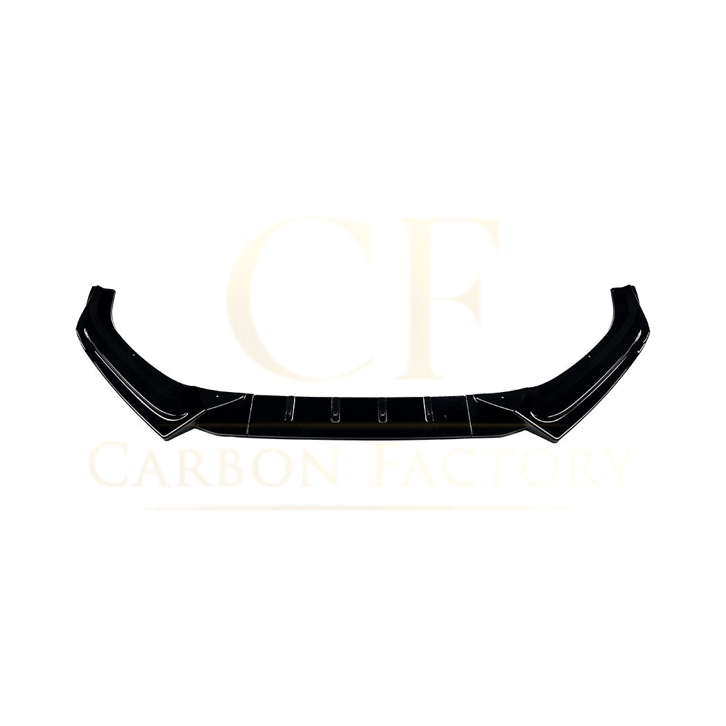 V Style Gloss Black Front Splitter for Audi A4 B9 S Line & S4 17-19