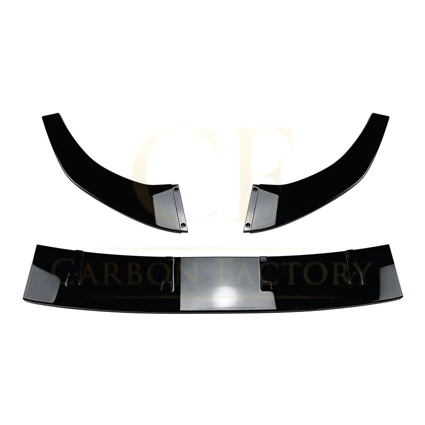 P Style Gloss Black Front Splitter for Audi A3 8Y S Line S3 20-24