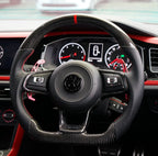Volkswagen Golf MK7 / MK7.5 GTI / GTD / R-Line / R Carbon Fibre Steering Wheel (CUSTOM / 2013 - 2020 Models)