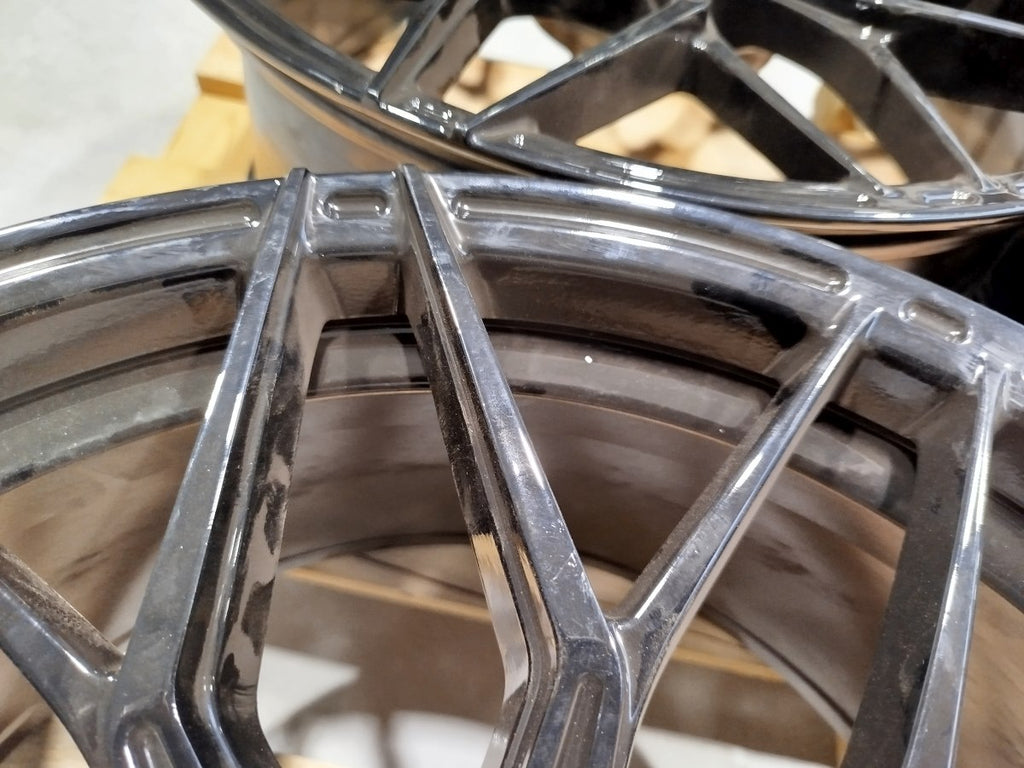 Set of JR46 19x9 ET23 5x112 Gloss Black
