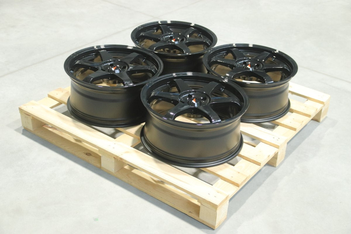 Set of JR3 18x8 ET40 5x114,3 Gloss Black