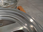 Set of JR15 17x9 ET25 5x100 Silver Machined Face