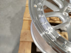 Set of JR40 19x9,5 ET22 + 19x11 ET22 5x114,3 Silver Machined Face