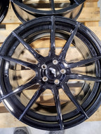 Set of JR21 18x8 ET40 5x100 Gloss Black