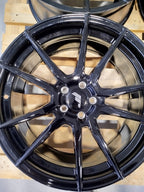 Set of JR21 18x8 ET40 5x100 Gloss Black