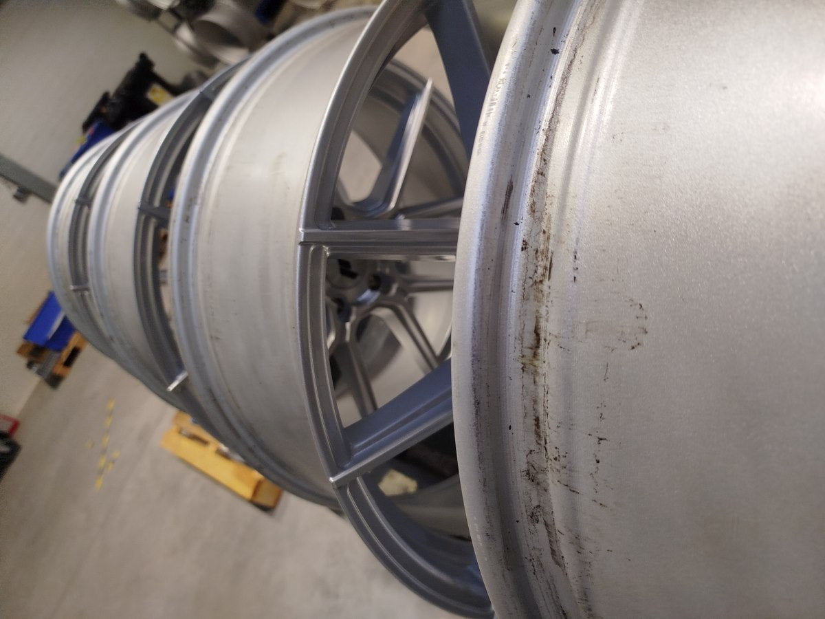 Set of JR30 20x8,5 ET35 5x115 Silver Machined Face