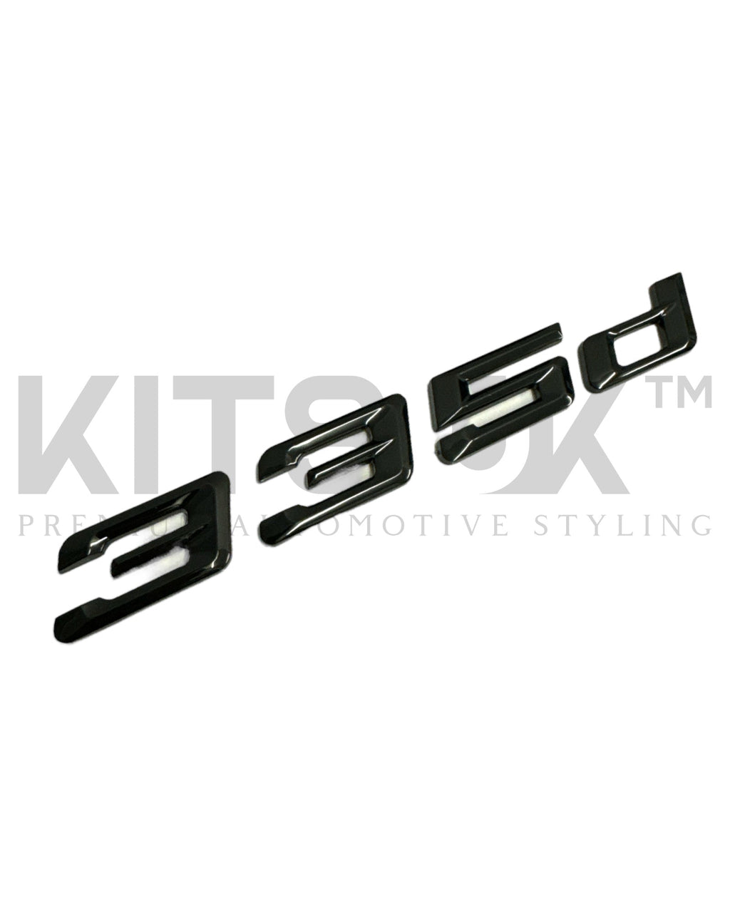 BMW F & G Series Black Tailgate Badges | Gloss Black Rear Badge