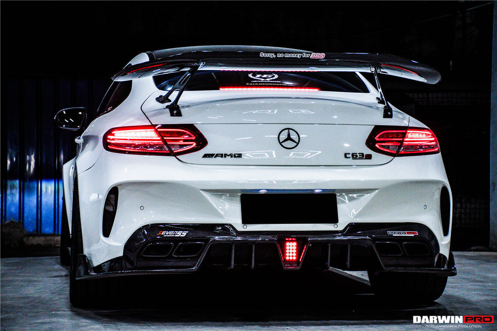 DARWINPRO - MERCEDES BENZ W205 C63 & S AMG COUPE 2015 -2021 CARBON FIBER IMP STYLE SPOILER