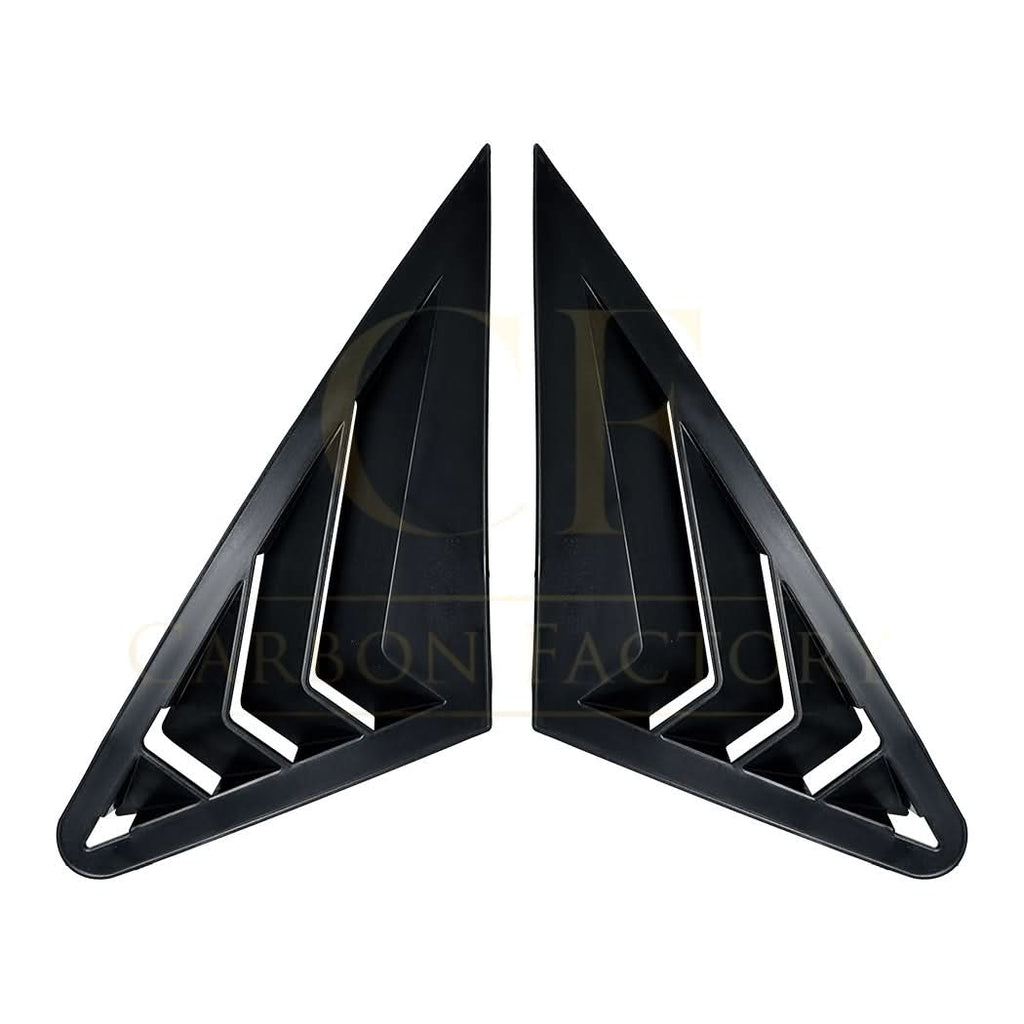 Gloss Black Window Louver Vents for Audi A3 8V S3 Saloon 13-20