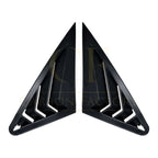 Gloss Black Window Louver Vents for Audi A3 8V S3 Saloon 13-20