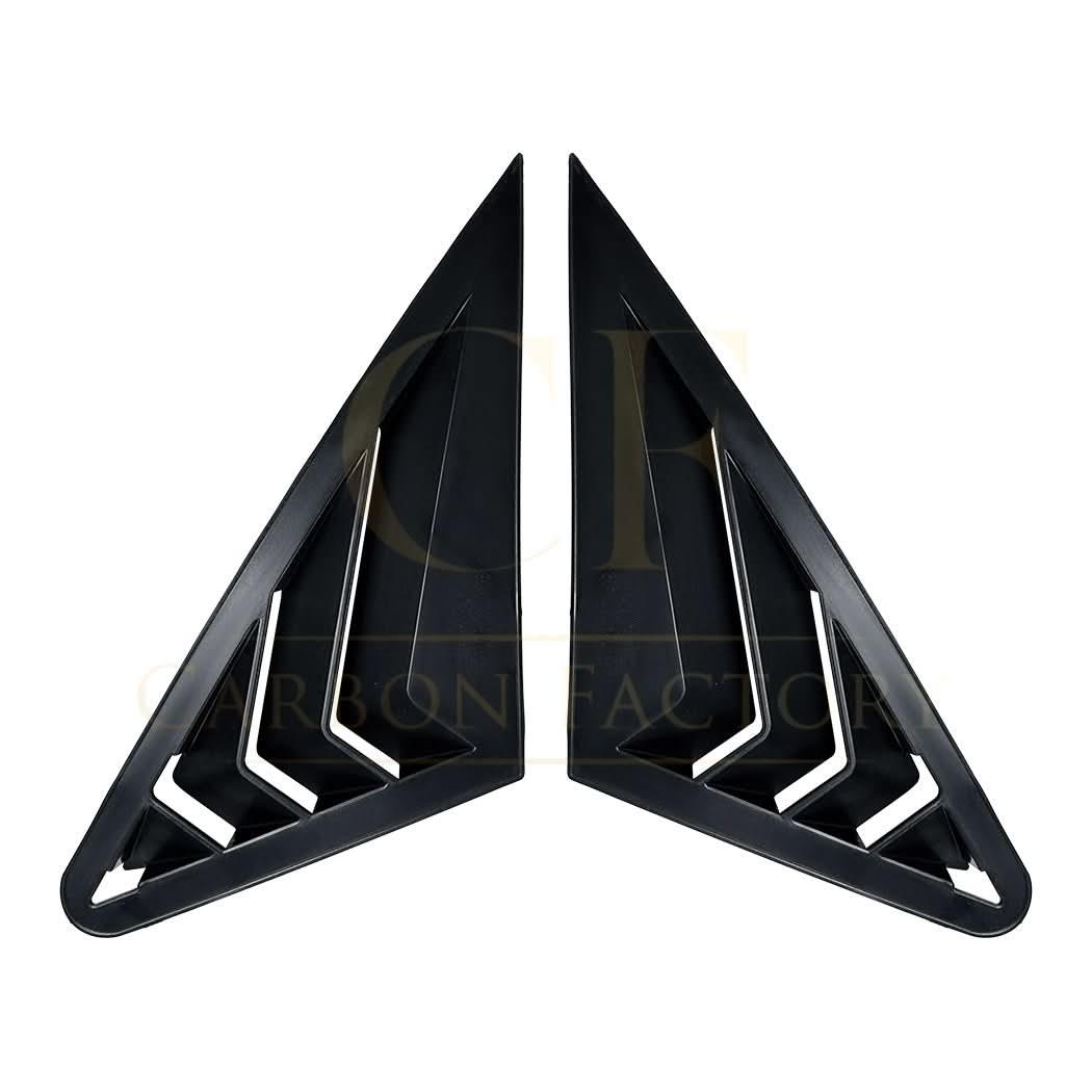 Gloss Black Window Louver Vents for Audi A3 8V S3 Saloon 13-20