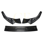 V Style Gloss Black Front Splitter for Audi B9 A5 S Line & S5 21-24