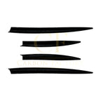 Gloss Black Front Bumper Side Grille Trims for Mercedes Benz W177 A Class AMG & A35 23-25