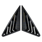 Gloss Black Window Louver Vents for Audi A3 8Y Saloon 20-Present
